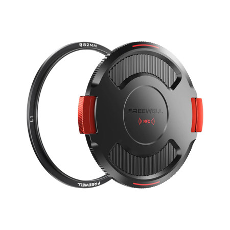 Freewell Real Locking Adapter Ring with NFC Lens Cap for VND/CPL Filter System 82mm